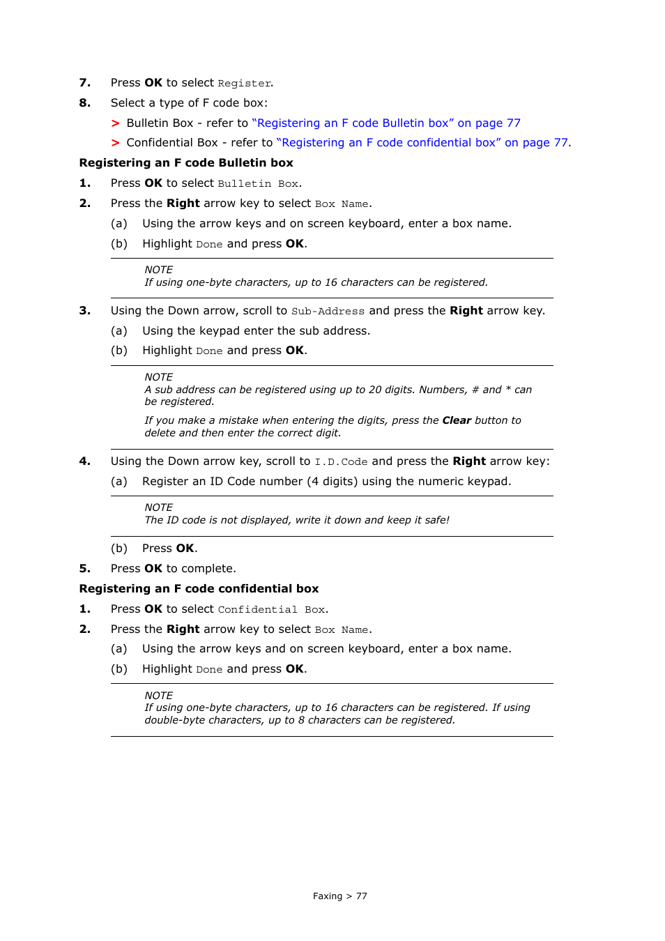 Muratec MFX-C2700 User Manual | Page 77 / 166