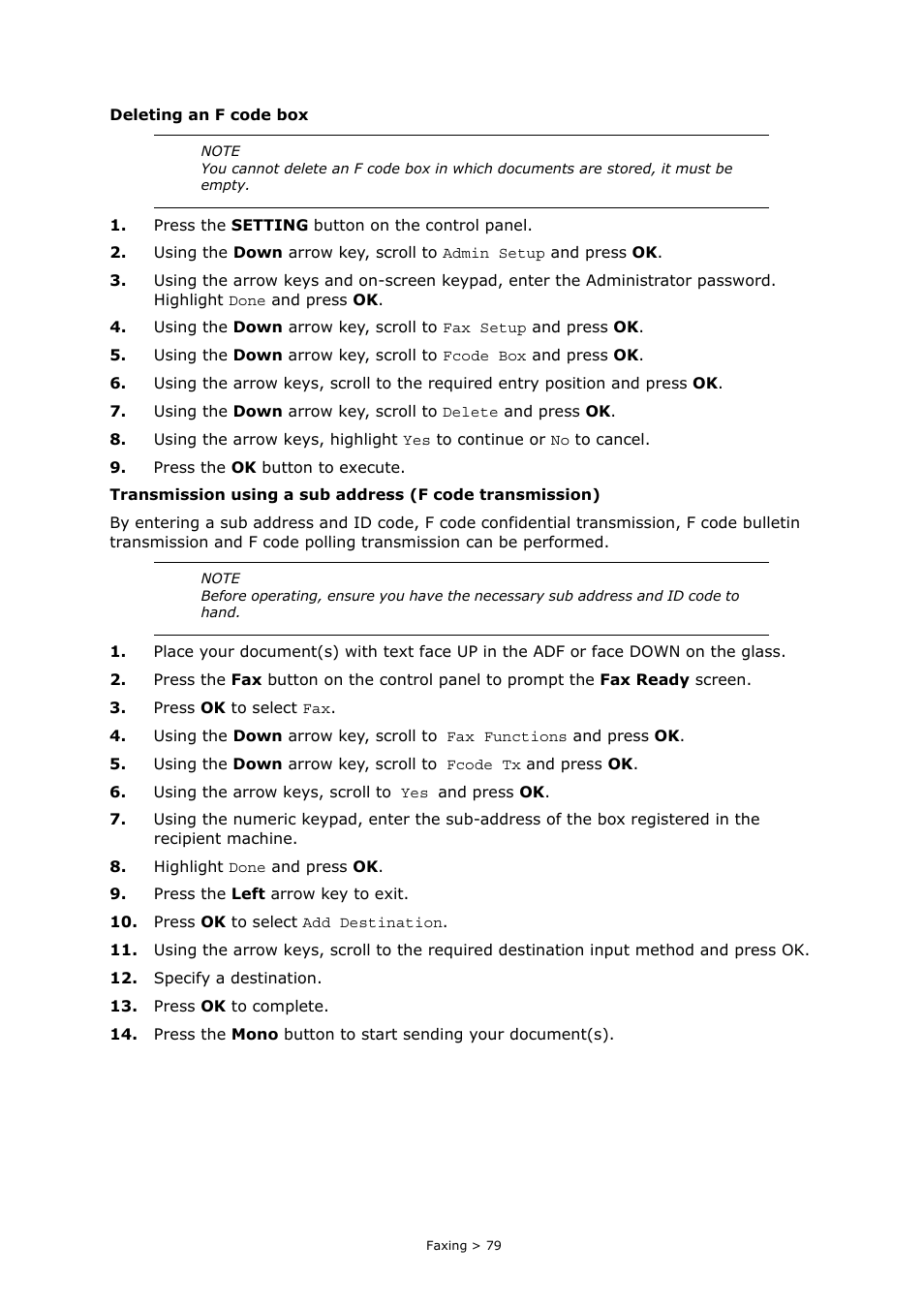 Muratec MFX-C2700 User Manual | Page 79 / 166
