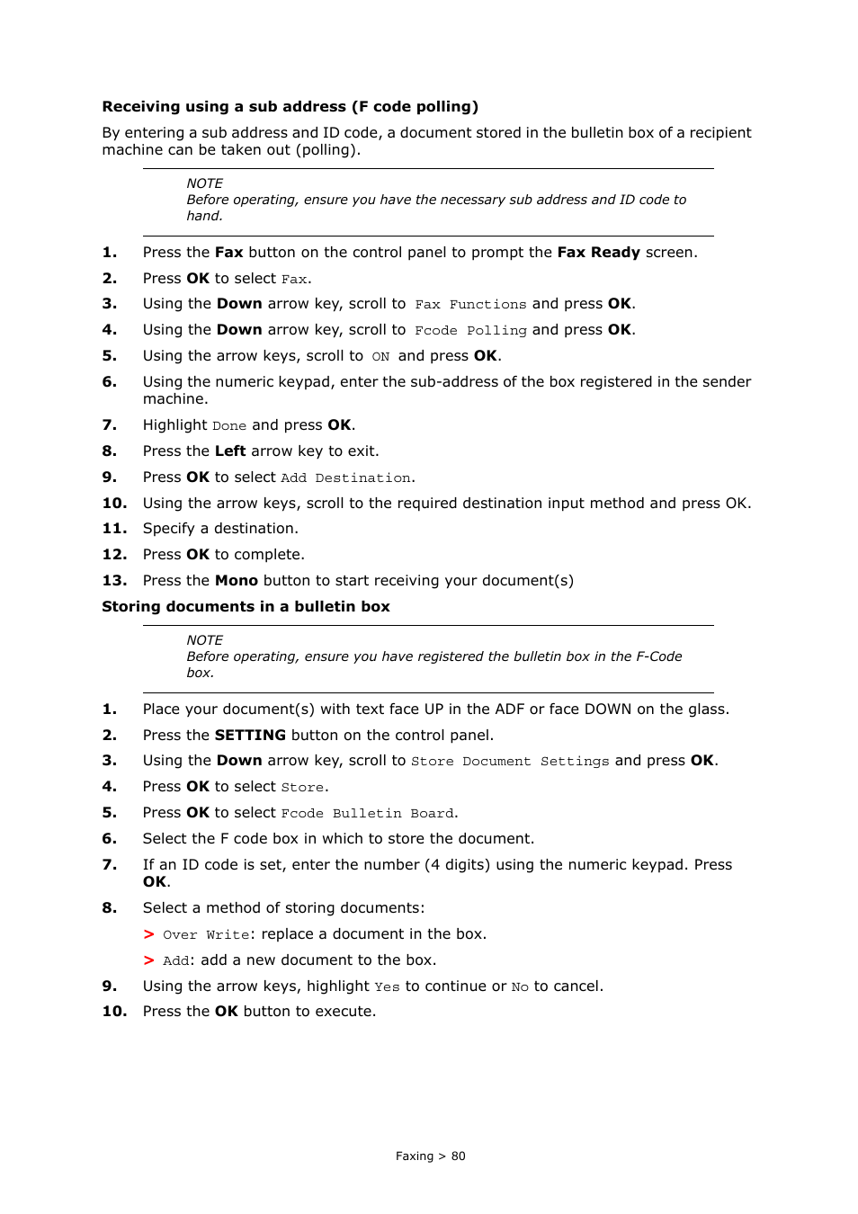 Muratec MFX-C2700 User Manual | Page 80 / 166