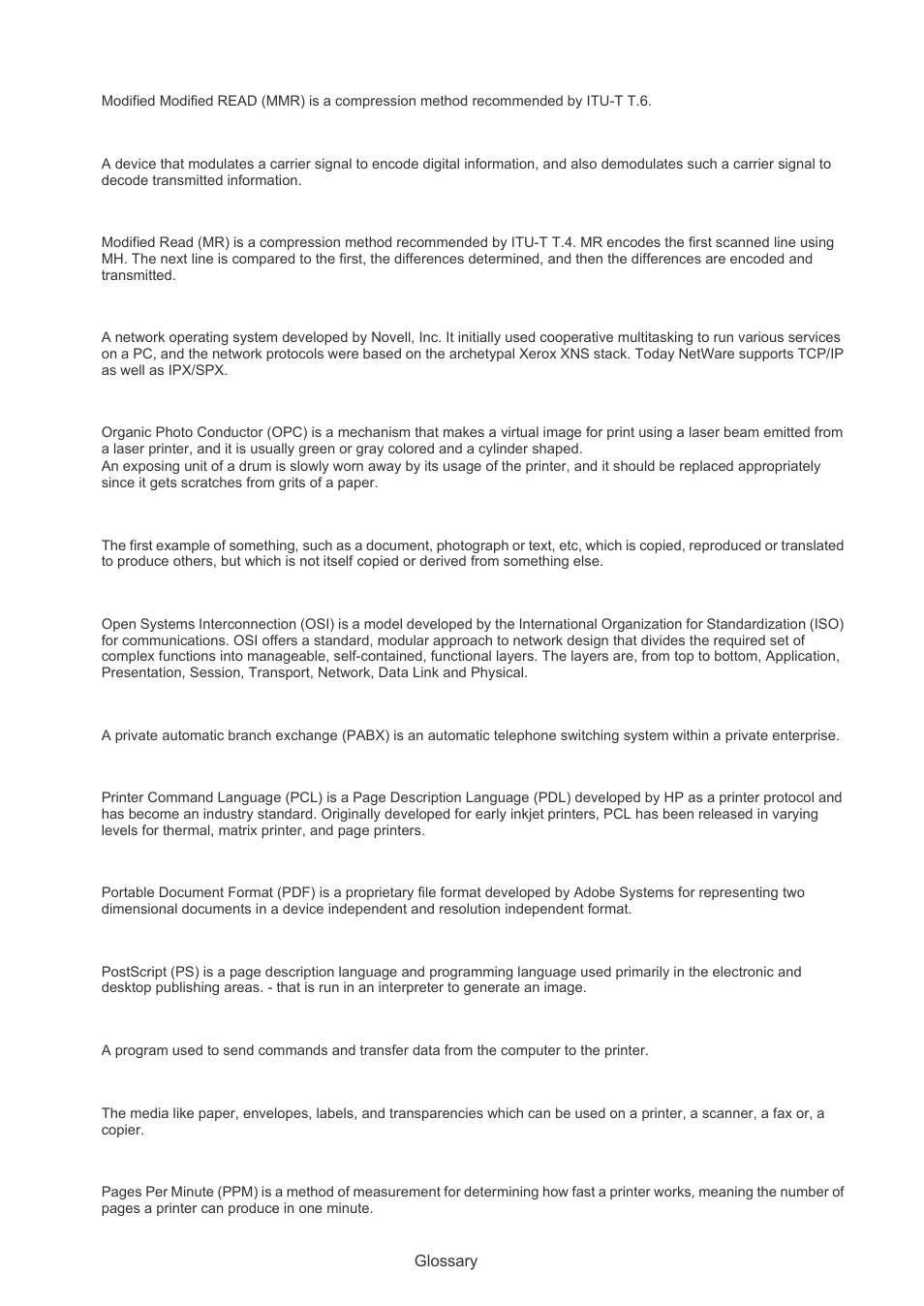 Muratec F-116 User Manual | Page 77 / 81
