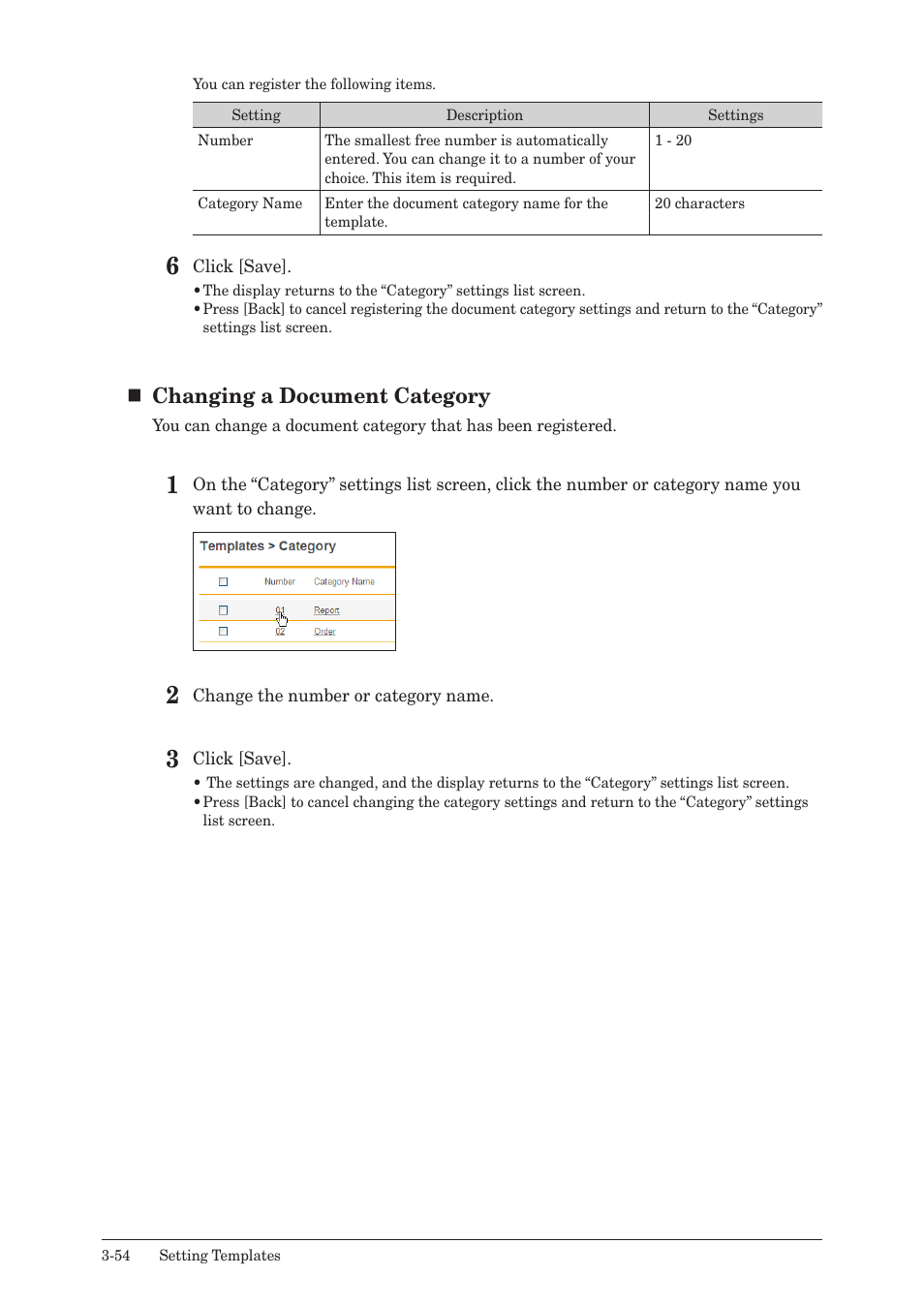 Changing a document category | Muratec MFX-2590 User Manual | Page 137 / 279