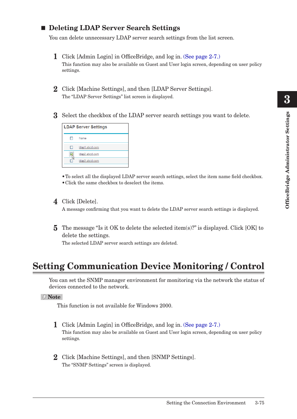 Setting communication device monitoring / control | Muratec MFX-2590 User Manual | Page 158 / 279