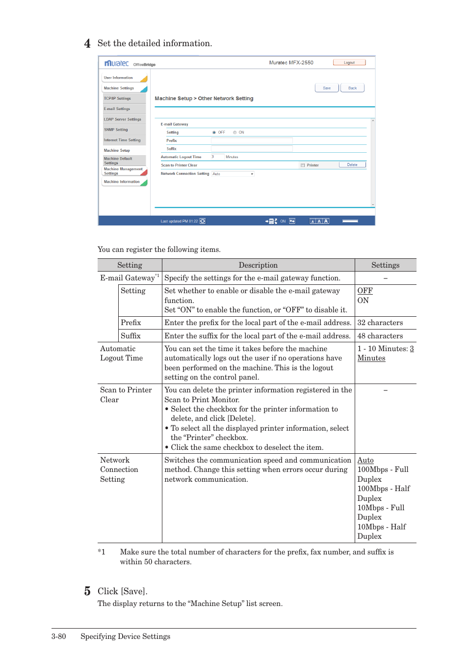 Muratec MFX-2590 User Manual | Page 163 / 279