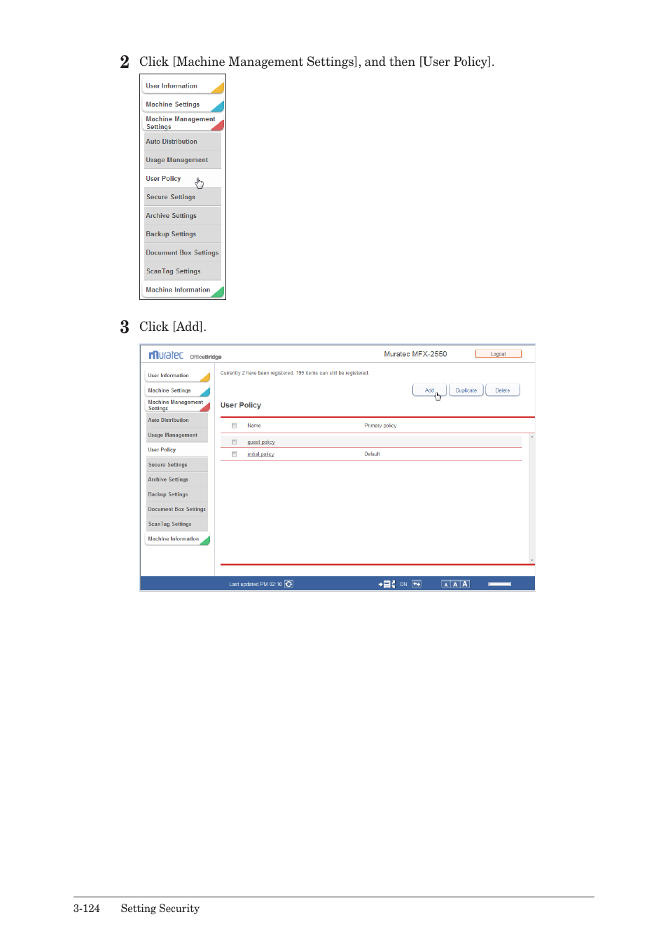 Muratec MFX-2590 User Manual | Page 207 / 279
