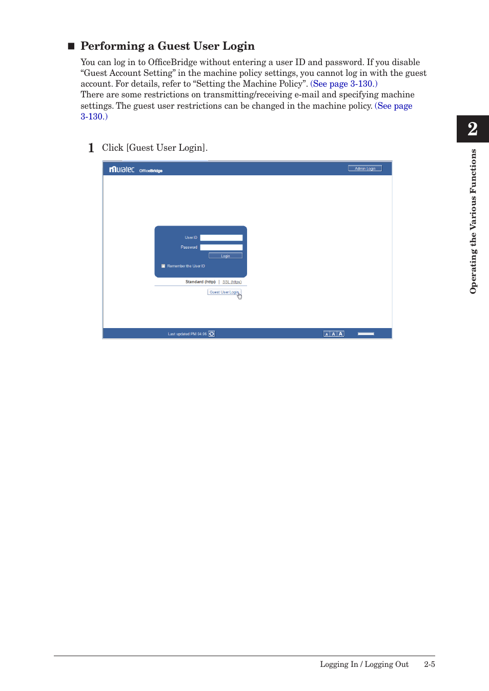 Muratec MFX-2590 User Manual | Page 32 / 279