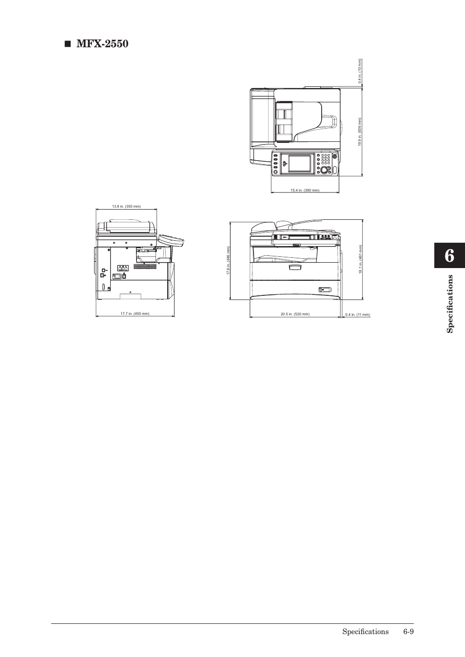 Mfx-2550 | Muratec MFX-2550 User Manual | Page 128 / 129