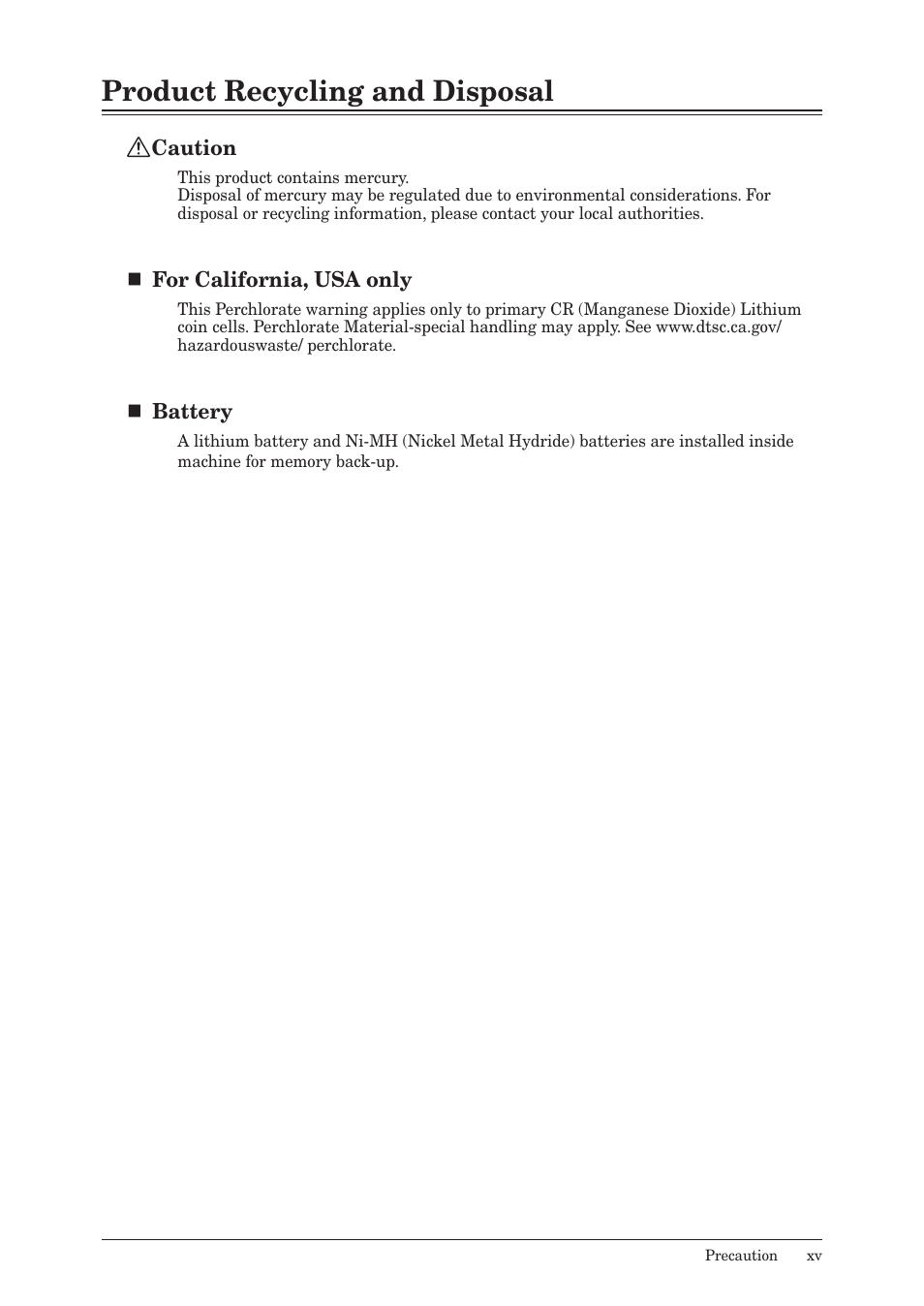 Product recycling and disposal | Muratec MFX-2550 User Manual | Page 16 / 129