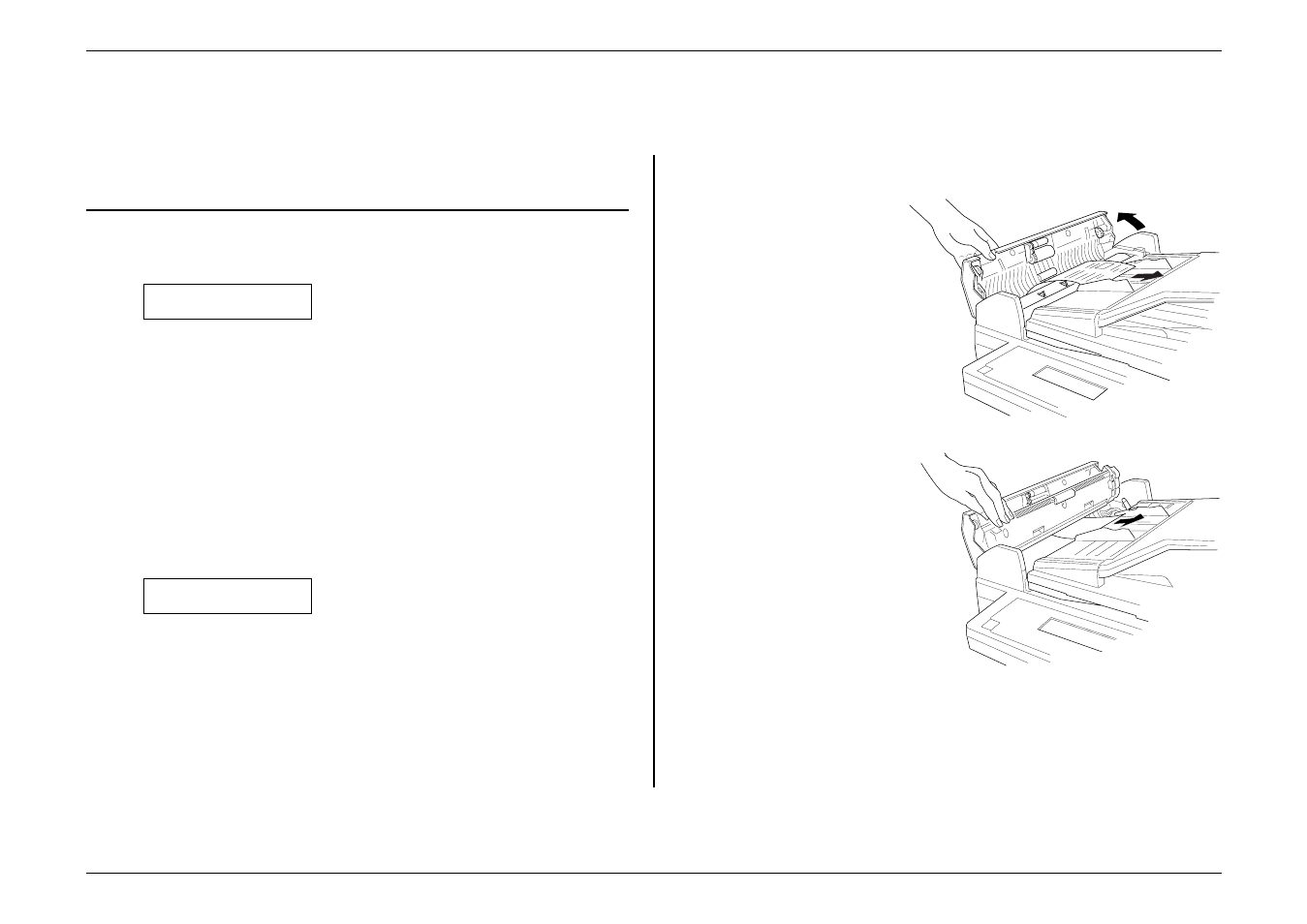 Clearing paper jams, If an original document jams | Muratec MFX-1500 User Manual | Page 122 / 149
