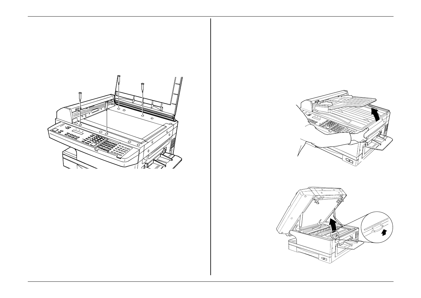 Removing the transport screws, Installing the printing supplies | Muratec MFX-1500 User Manual | Page 19 / 149