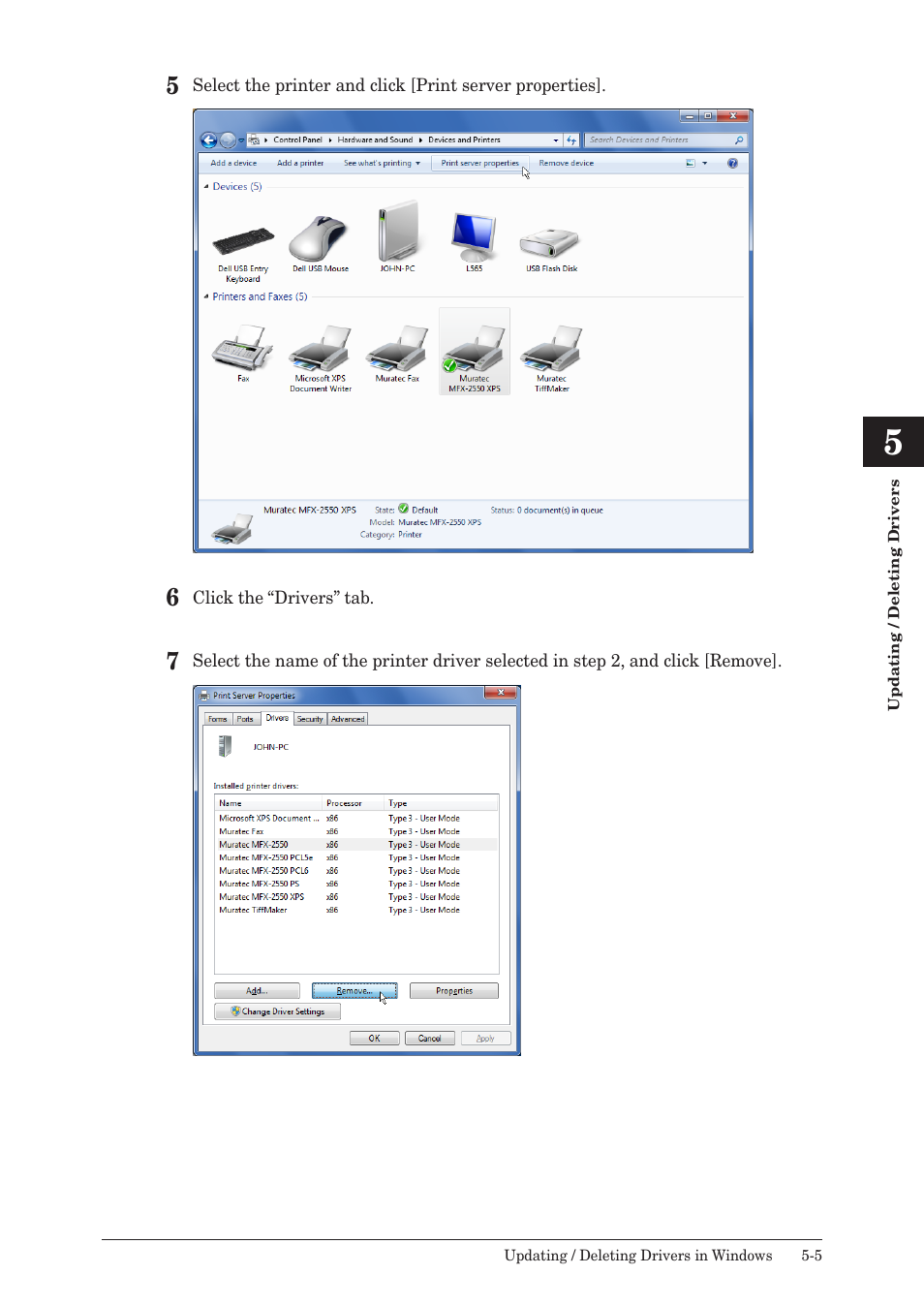 Muratec QUADACCESS MFX-2550 User Manual | Page 72 / 193