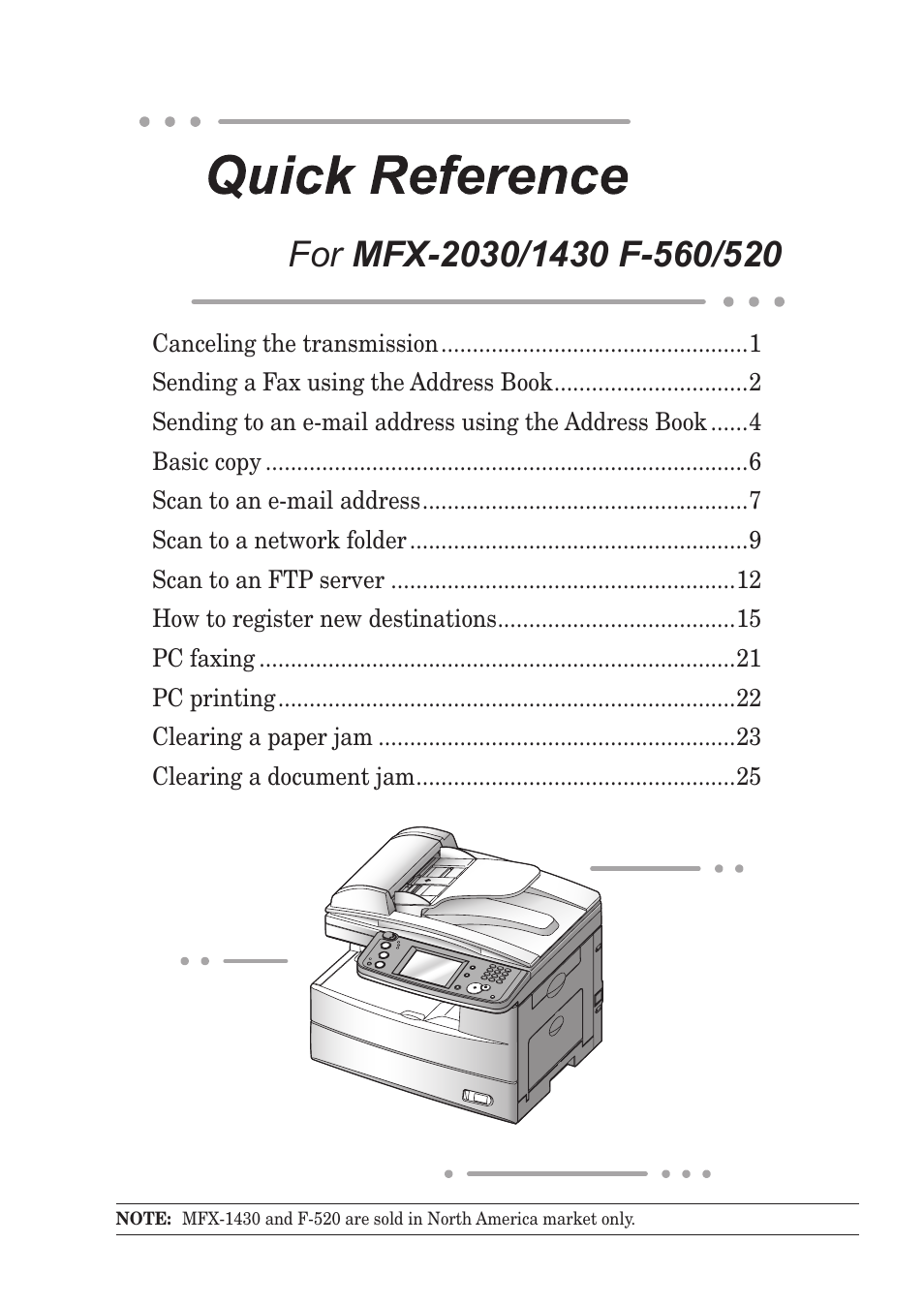 Muratec F-560 User Manual | 28 pages