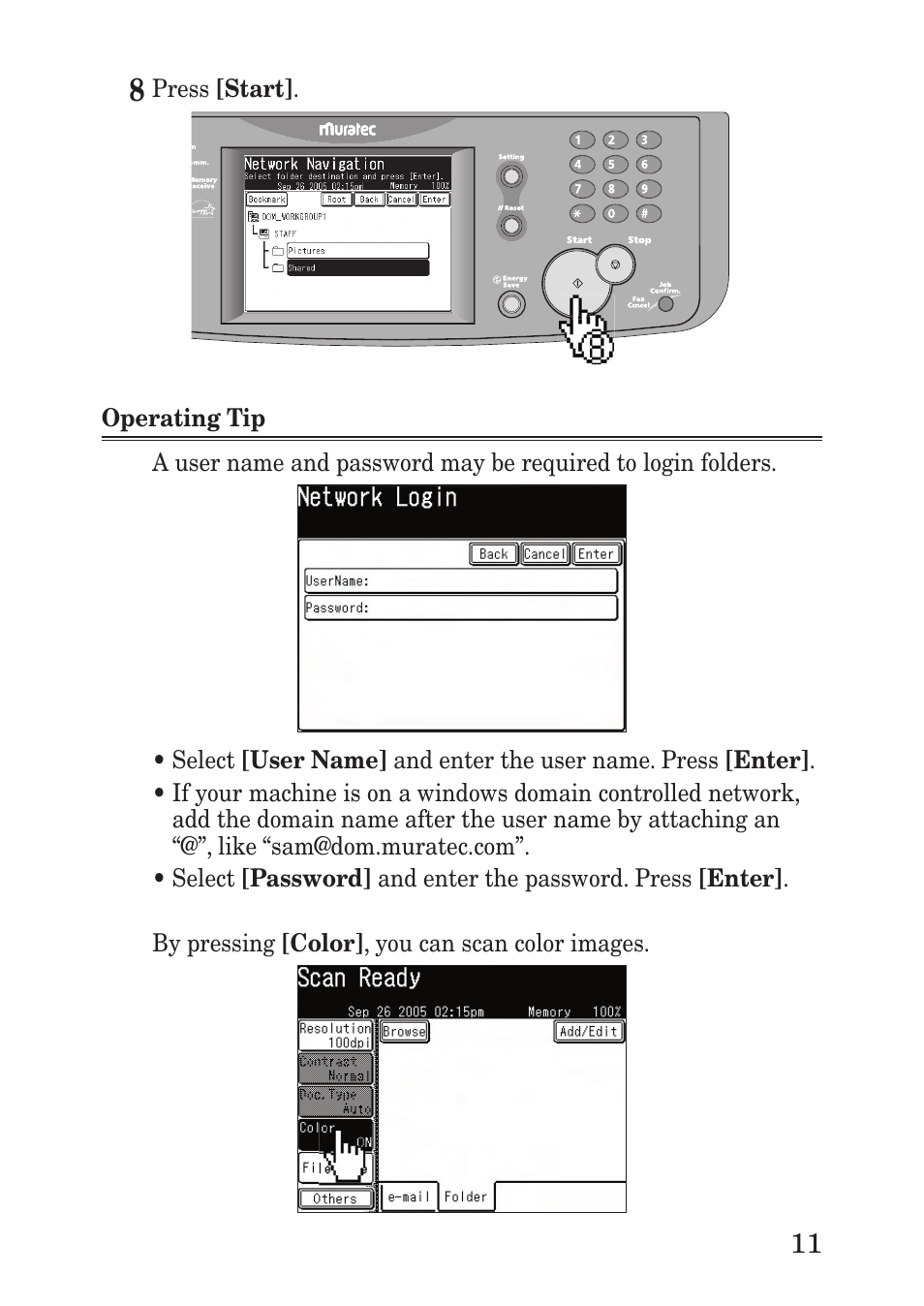 Muratec F-560 User Manual | Page 13 / 28