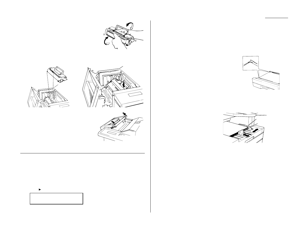 Installing a new drum cartridge, Loading paper | Muratec F-160 User Manual | Page 14 / 126