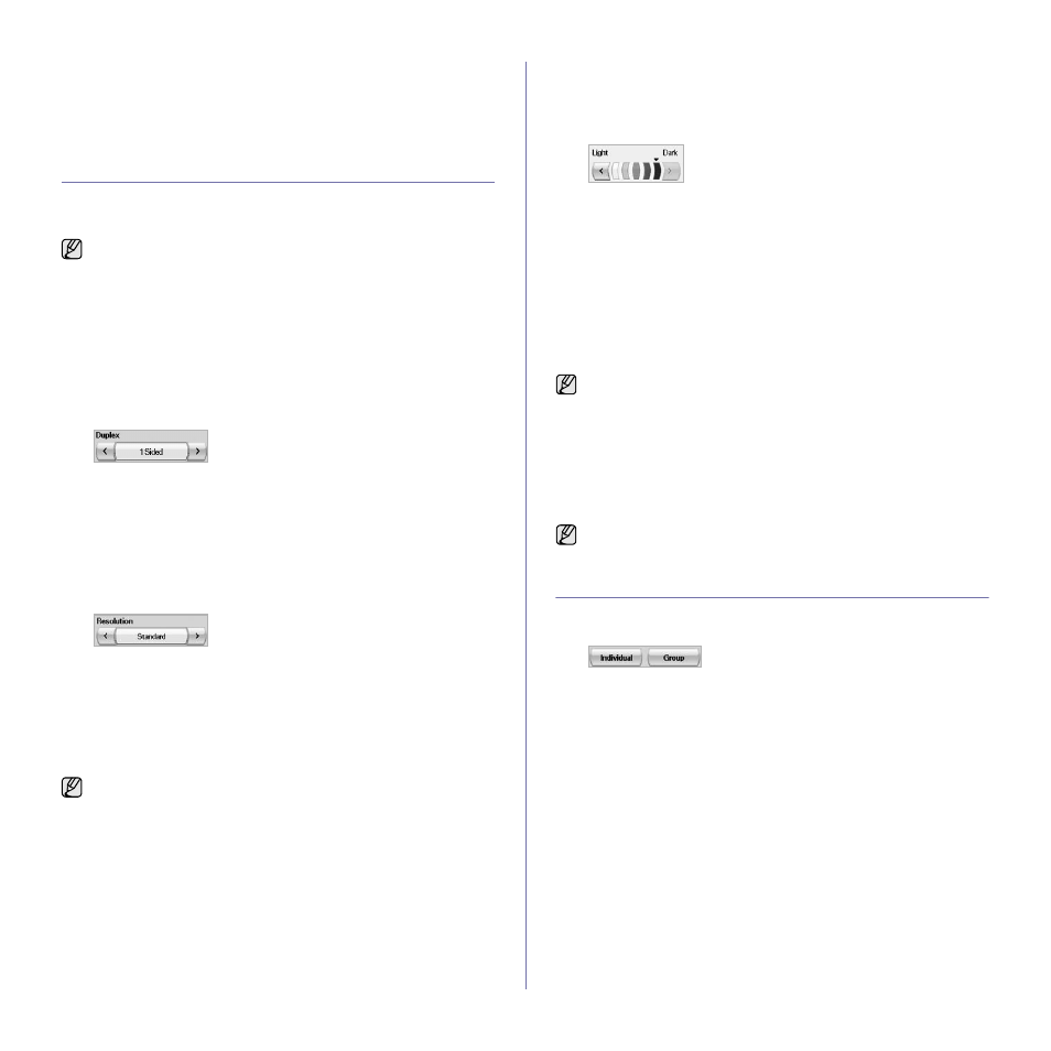 Receiving faxes in memory, Adjusting the document settings, Duplex | Resolution, Original type, Darkness, Erase background, Color mode, Setting up a fax phonebook | Muratec M F X - 5 5 5 5 User Manual | Page 62 / 122