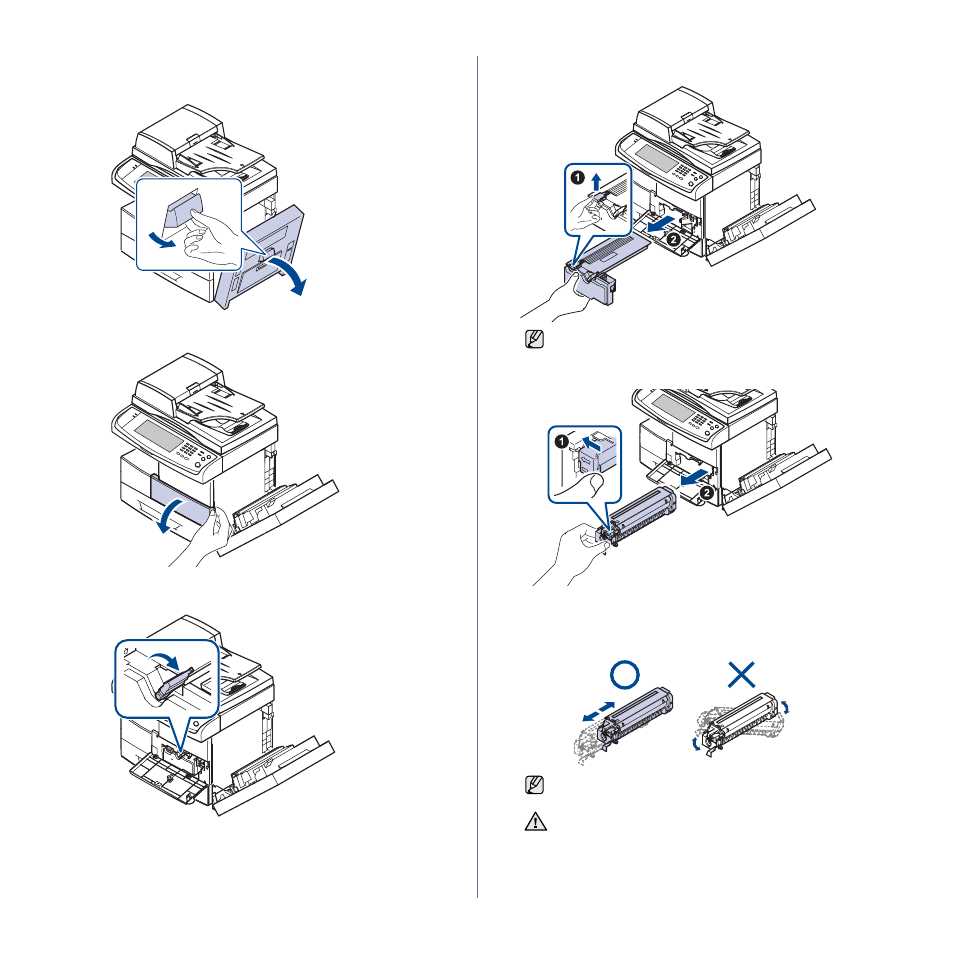 Replacing the imaging unit | Muratec M F X - 5 5 5 5 User Manual | Page 85 / 122