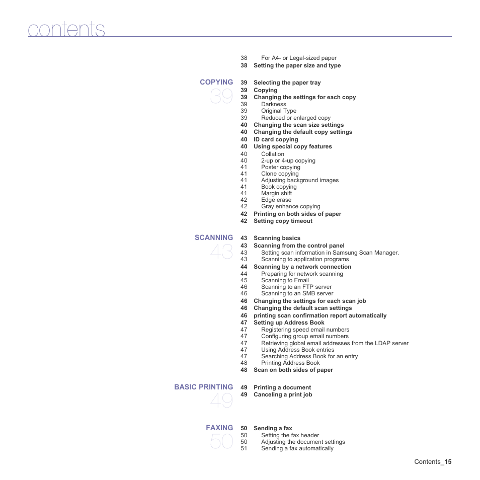 Muratec Multi Functional Printer MFX-C2500 User Manual | Page 15 / 160