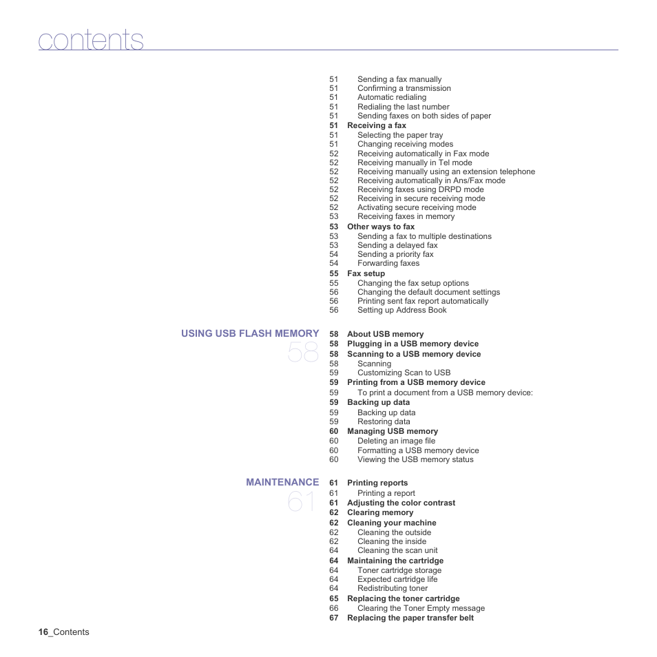 Muratec Multi Functional Printer MFX-C2500 User Manual | Page 16 / 160