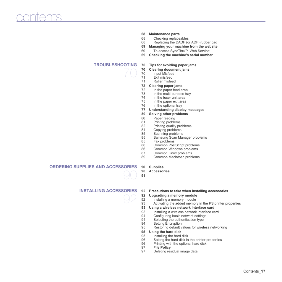 Muratec Multi Functional Printer MFX-C2500 User Manual | Page 17 / 160