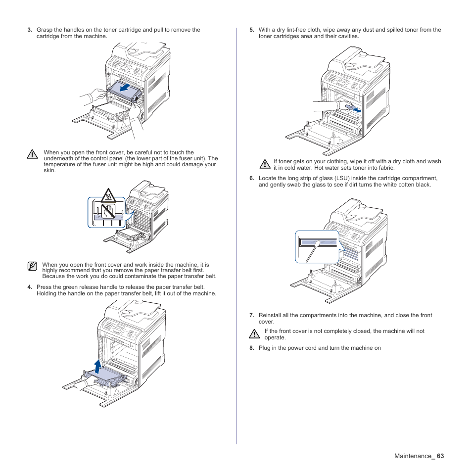 Muratec Multi Functional Printer MFX-C2500 User Manual | Page 63 / 160