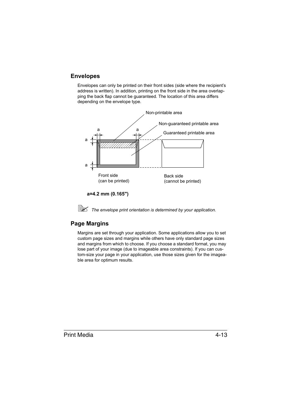 Envelopes | Muratec Printer/Copier/Scanner MFX-C3035 User Manual | Page 138 / 392
