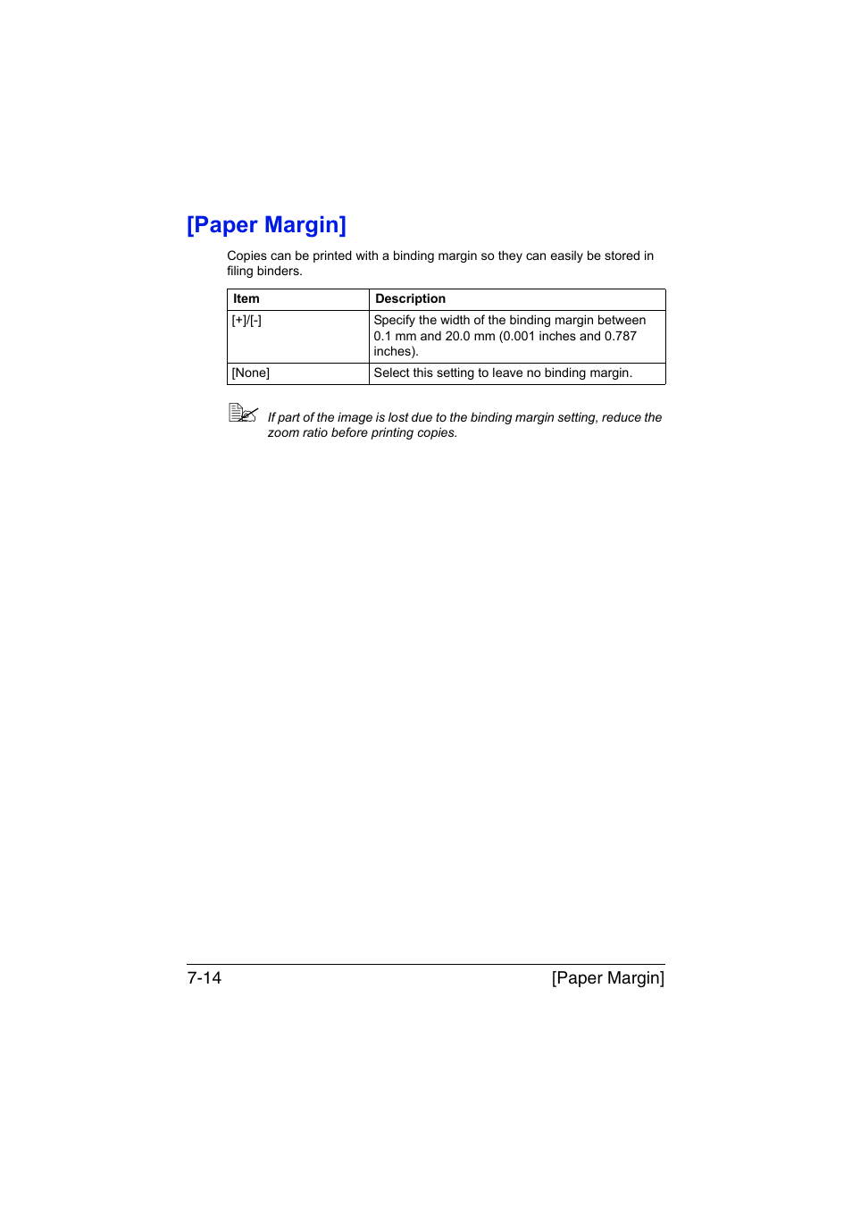 Paper margin, Paper margin] -14 | Muratec Printer/Copier/Scanner MFX-C3035 User Manual | Page 195 / 392