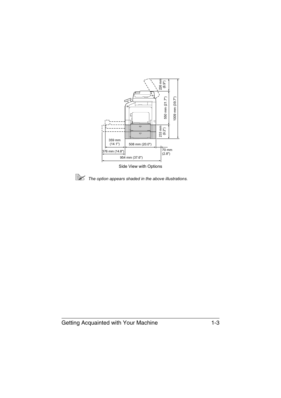 Getting acquainted with your machine 1-3 | Muratec Printer/Copier/Scanner MFX-C3035 User Manual | Page 20 / 392