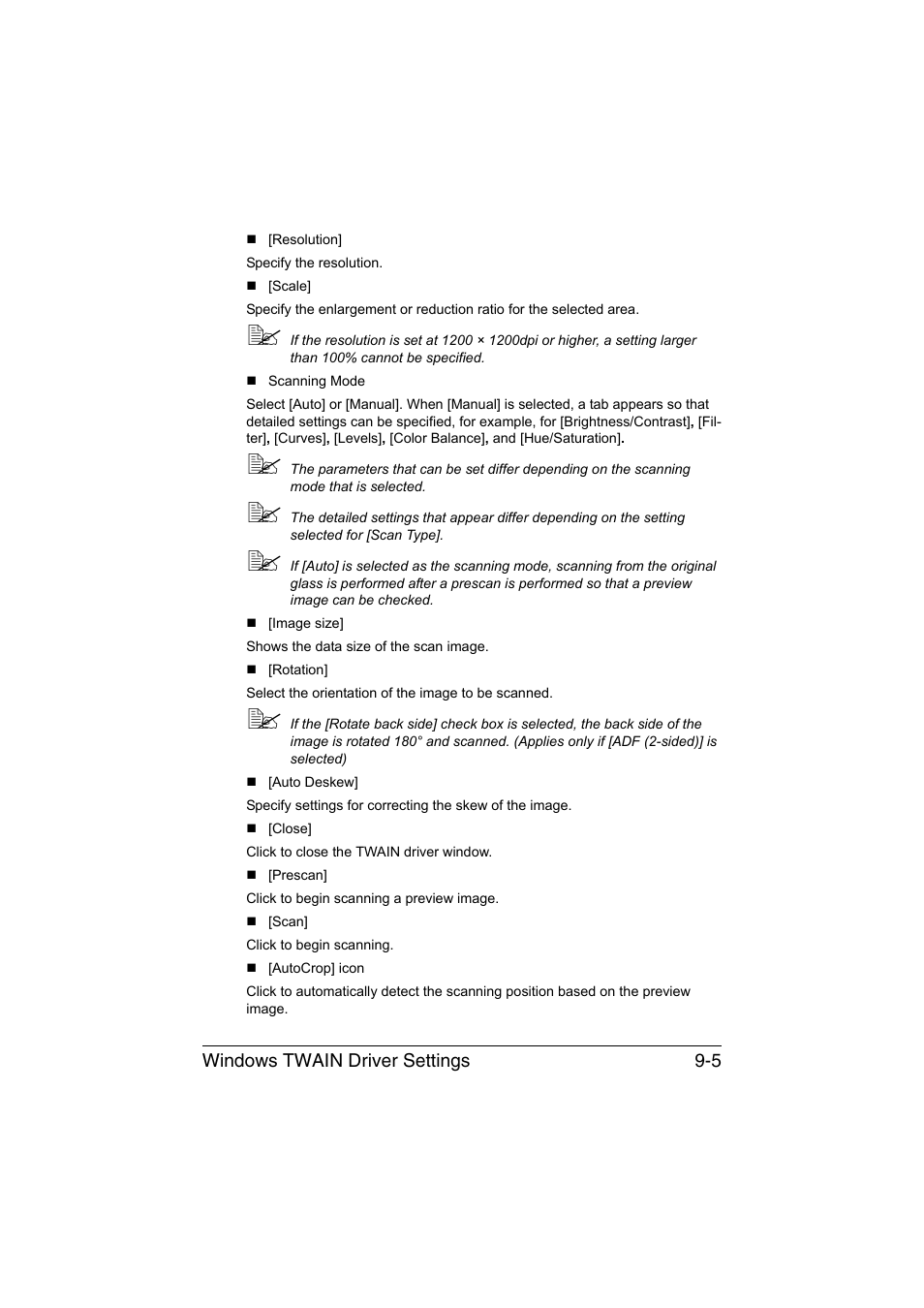 Muratec Printer/Copier/Scanner MFX-C3035 User Manual | Page 206 / 392