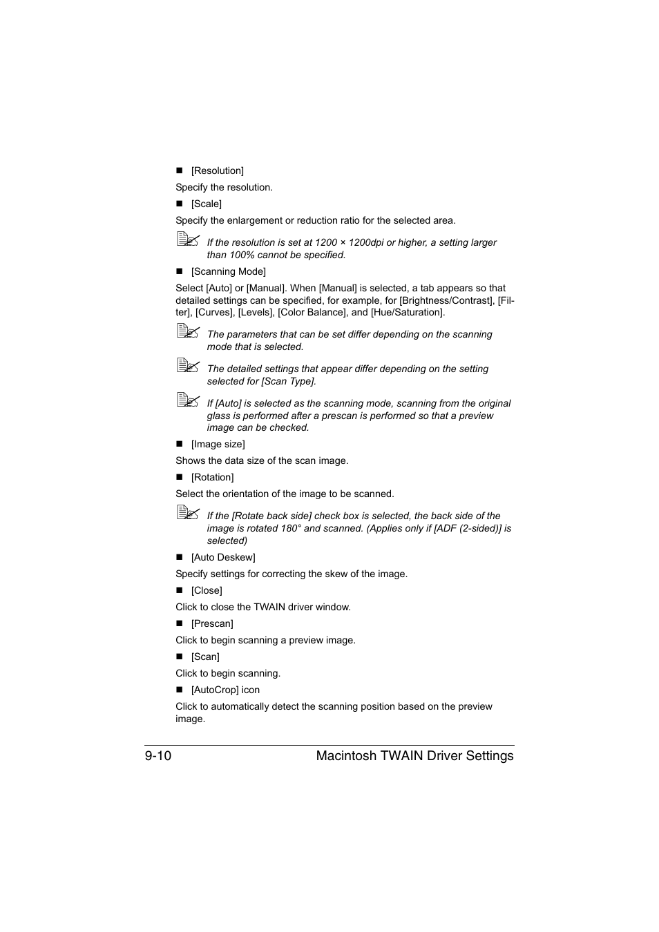 Muratec Printer/Copier/Scanner MFX-C3035 User Manual | Page 211 / 392