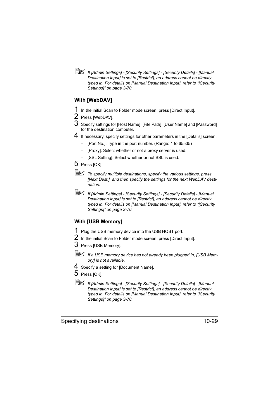With [webdav, With [usb memory, With [webdav] -29 with [usb memory] -29 | Muratec Printer/Copier/Scanner MFX-C3035 User Manual | Page 244 / 392