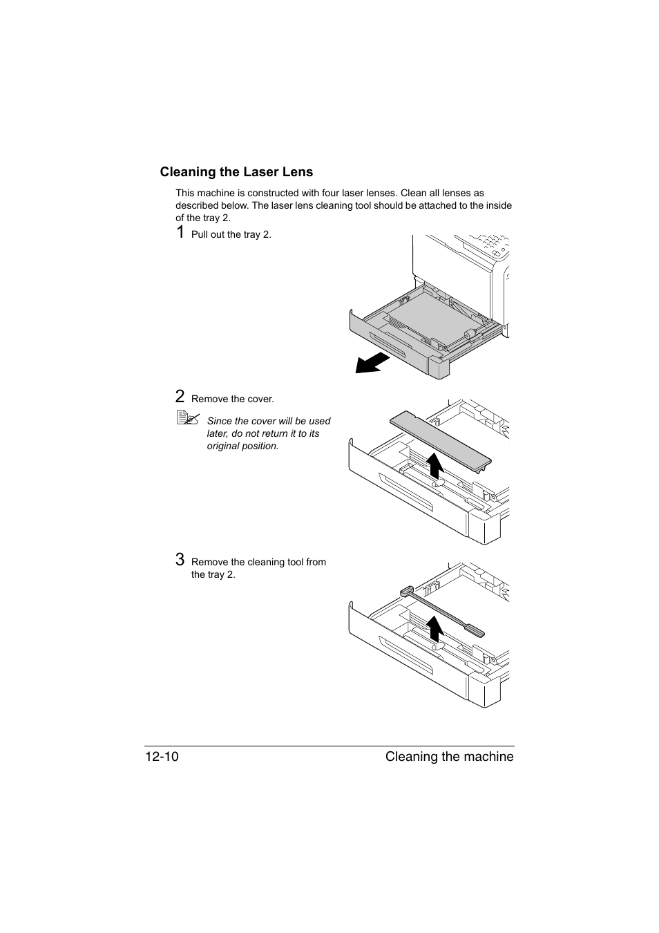 Cleaning the laser lens, Cleaning the laser lens -10 | Muratec Printer/Copier/Scanner MFX-C3035 User Manual | Page 299 / 392