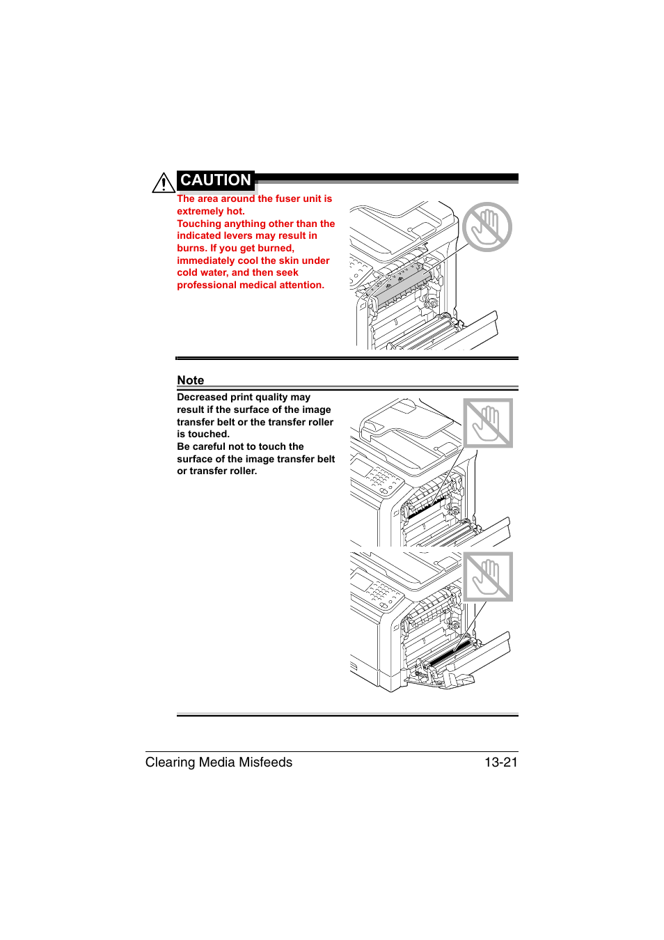 Caution | Muratec Printer/Copier/Scanner MFX-C3035 User Manual | Page 324 / 392