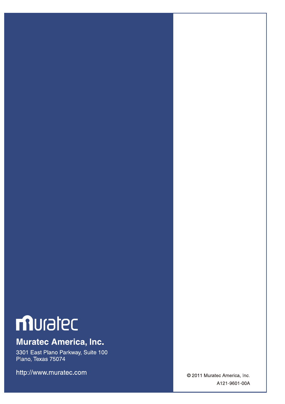 Muratec Printer/Copier/Scanner MFX-C3035 User Manual | Page 392 / 392