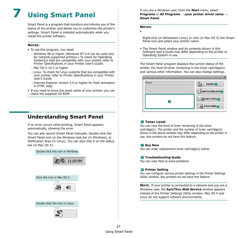 Using smart panel, Understanding smart panel, Chapter 7 | Muratec MFX-3050 User Manual | Page 123 / 142