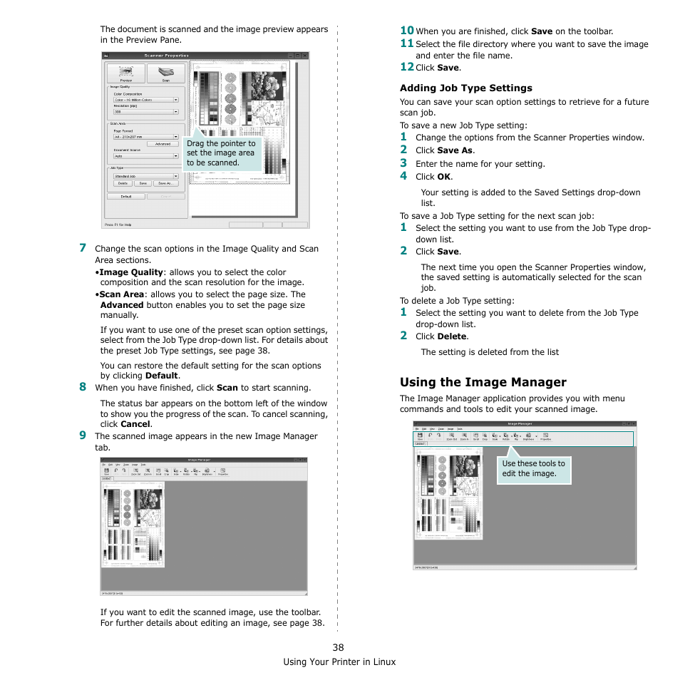 Using the image manager | Muratec MFX-3050 User Manual | Page 134 / 142