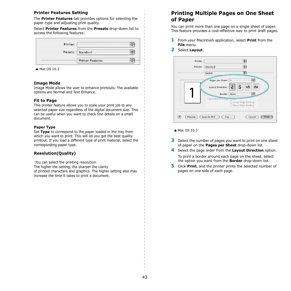 Printing multiple pages on one sheet of paper | Muratec MFX-3050 User Manual | Page 139 / 142