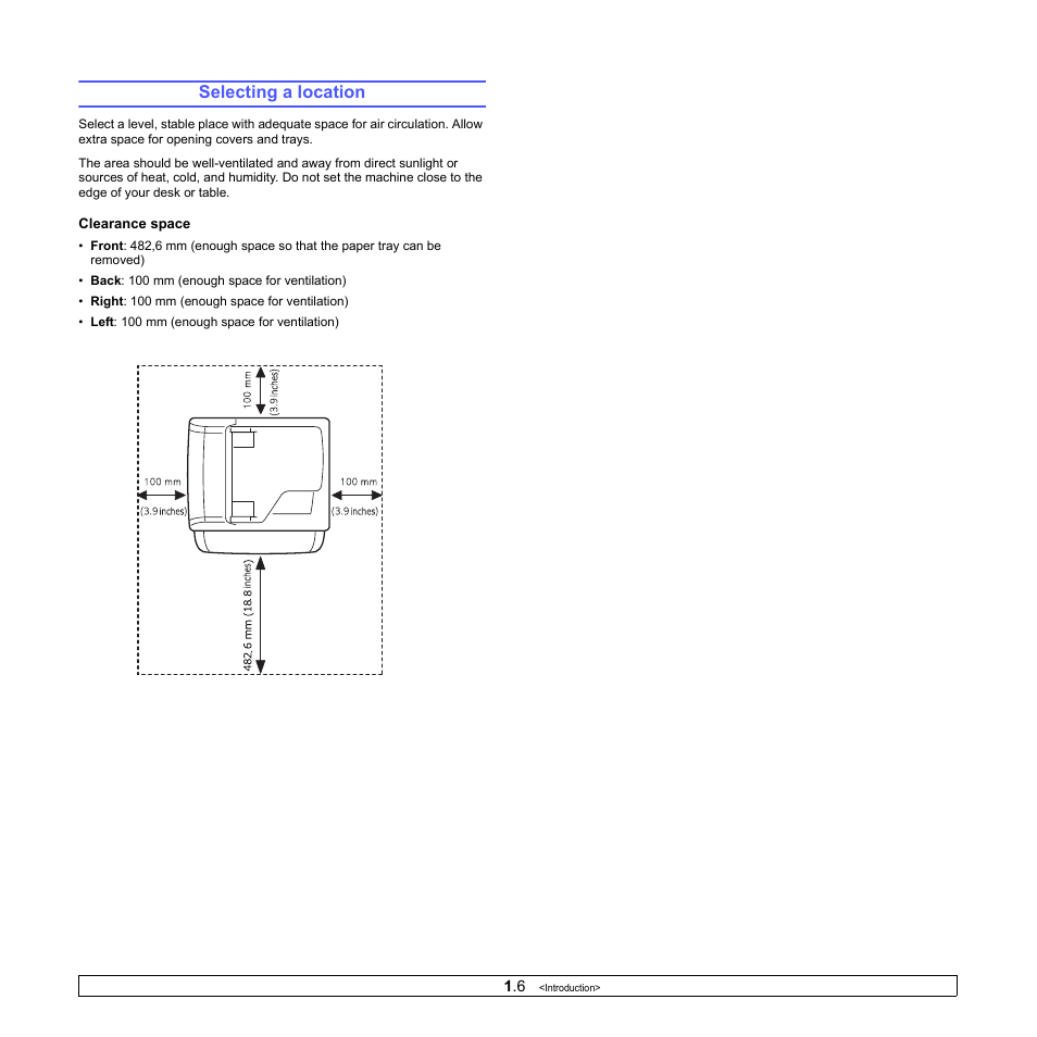 Selecting a location | Muratec MFX-3050 User Manual | Page 15 / 142