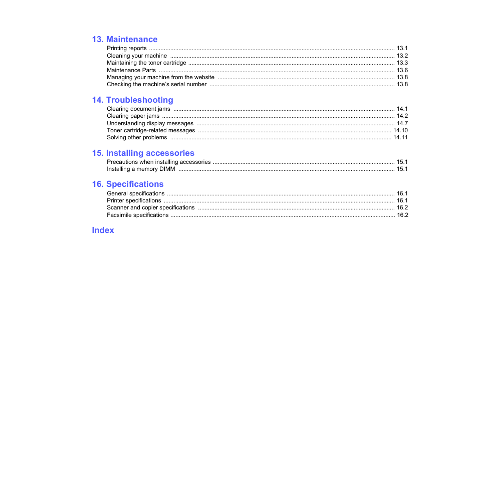 Muratec MFX-3050 User Manual | Page 5 / 142
