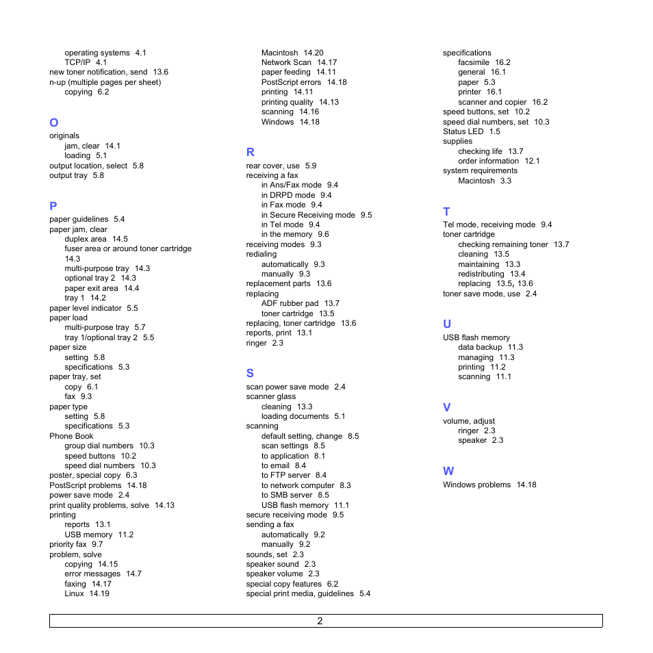 Muratec MFX-3050 User Manual | Page 96 / 142