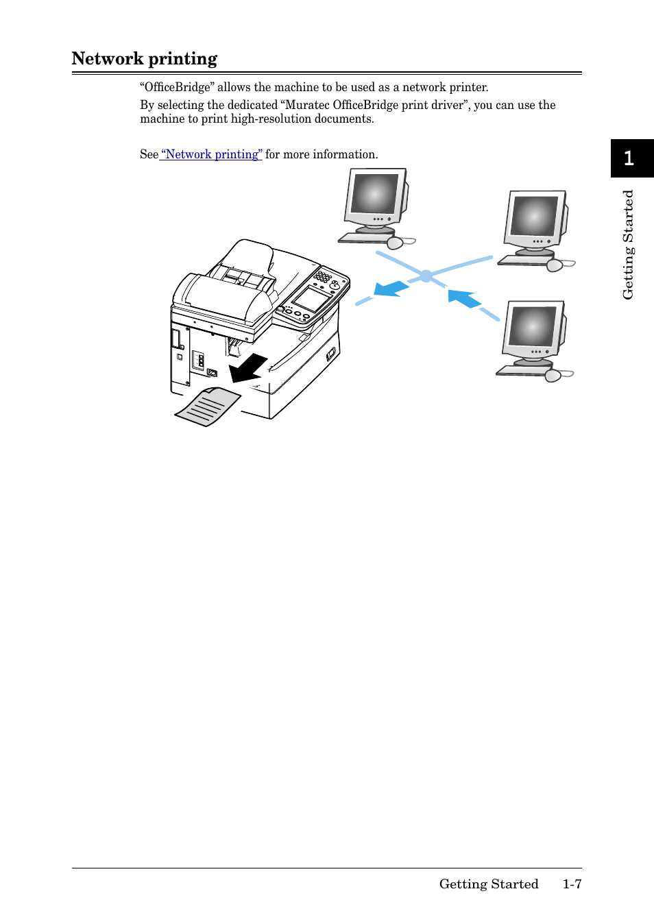 Network printing, Network printing -7, 12 13 ai | Muratec MFX-2030 User Manual | Page 12 / 189