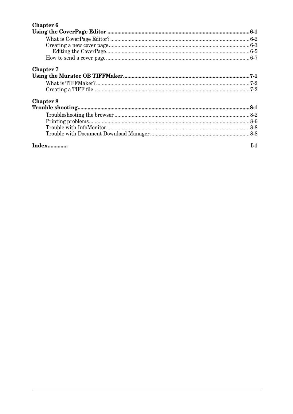 Muratec MFX-2030 User Manual | Page 4 / 189