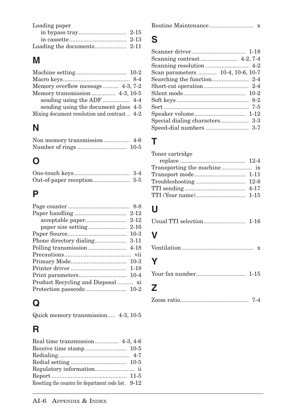 Muratec MFX-1950 User Manual | Page 194 / 198