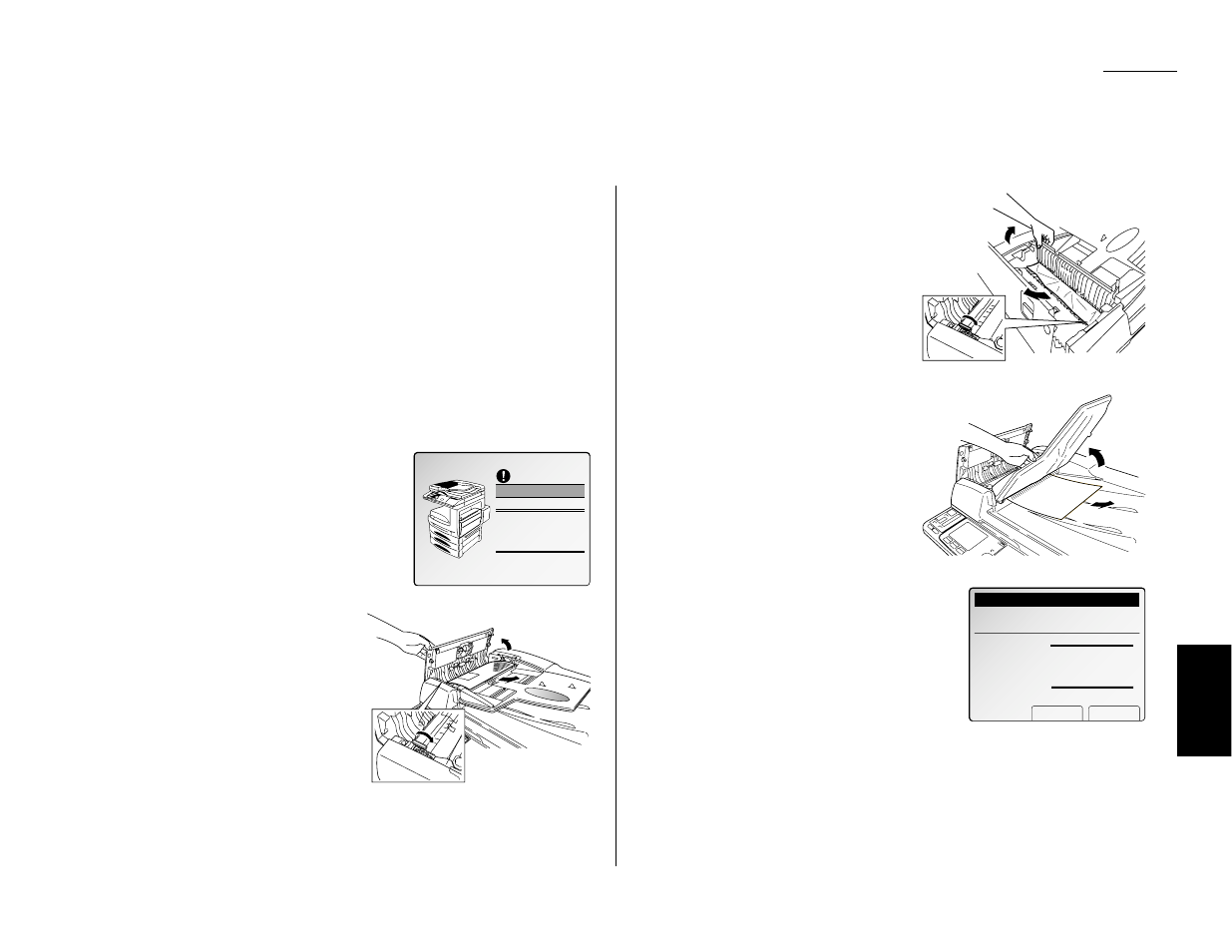 Clearing paper jams, If an original document jams | Muratec Fax Machine User Manual | Page 149 / 187