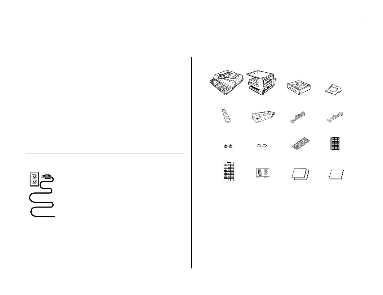 Setting up, Pick an installation spot, Power tips | Unpacking, Copy menu options | Muratec Fax Machine User Manual | Page 3 / 187