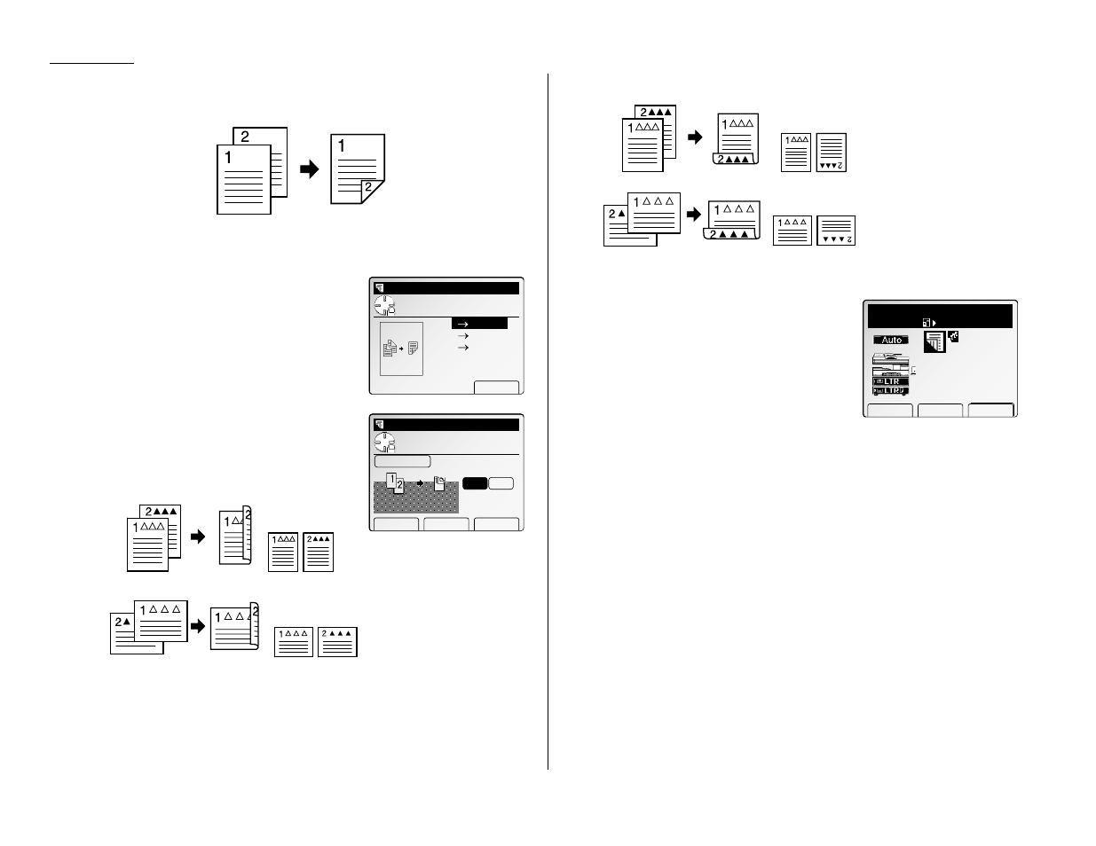 Making duplex copies from two 1-sided documents | Muratec Fax Machine User Manual | Page 40 / 187