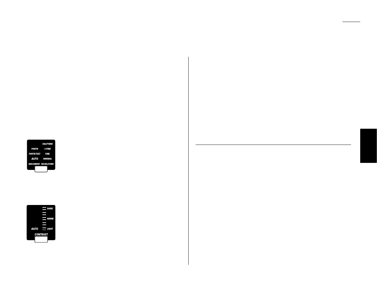 Some guidelines, Resolution, grayscale and contrast, Entering a pause character when dialing | Muratec Fax Machine User Manual | Page 53 / 187