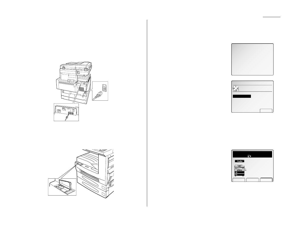 Plug in and power up, Turn off the transport mode | Muratec Fax Machine User Manual | Page 9 / 187