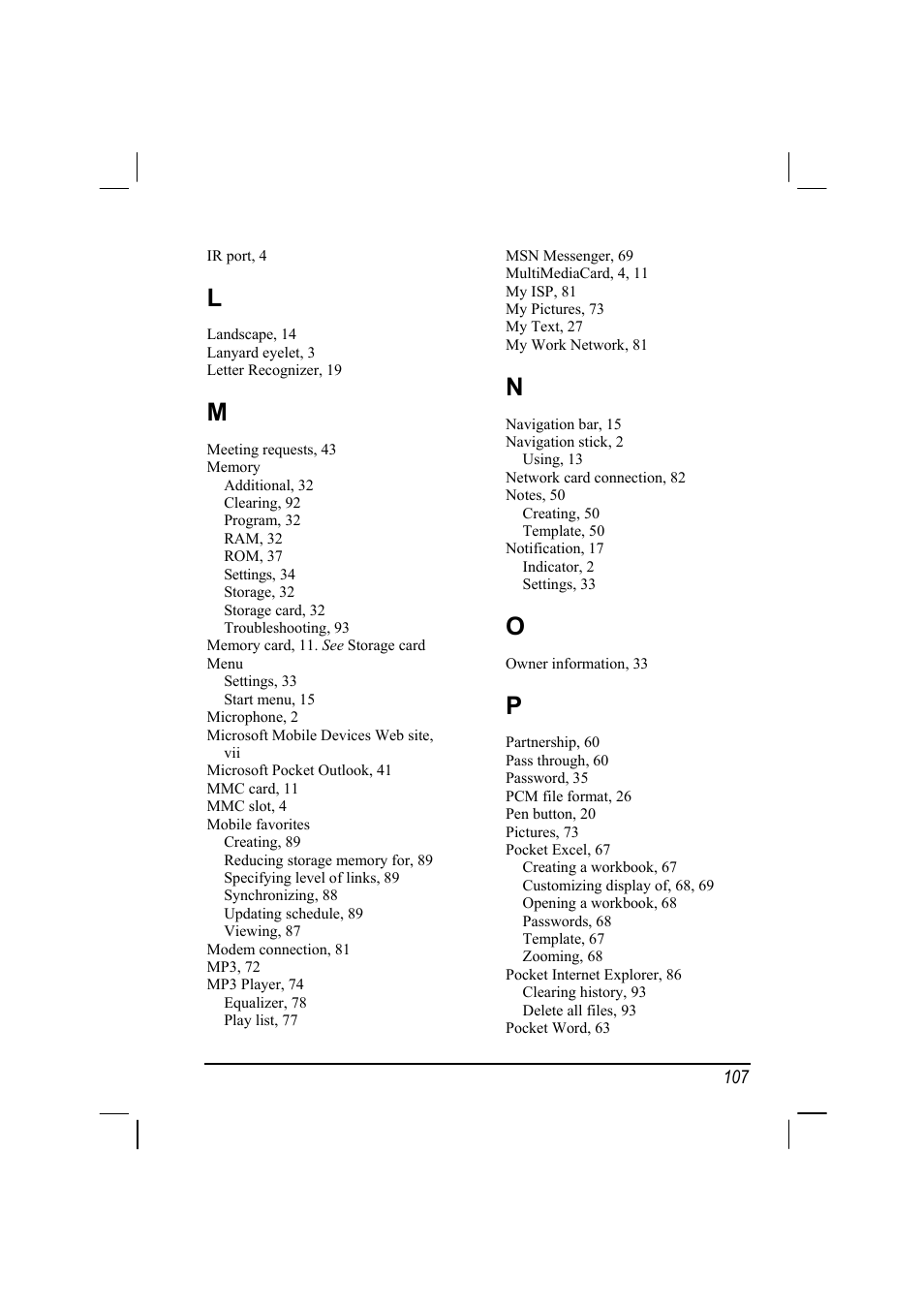 Mio 168 User Manual | Page 117 / 119