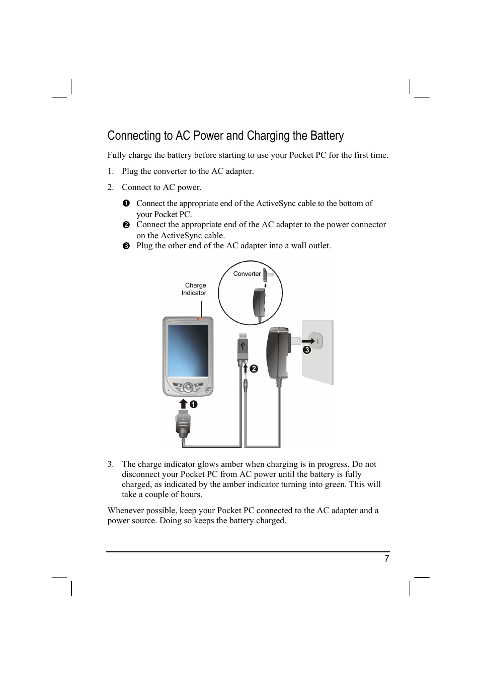 Connecting to ac power and charging the battery | Mio 168 User Manual | Page 17 / 119