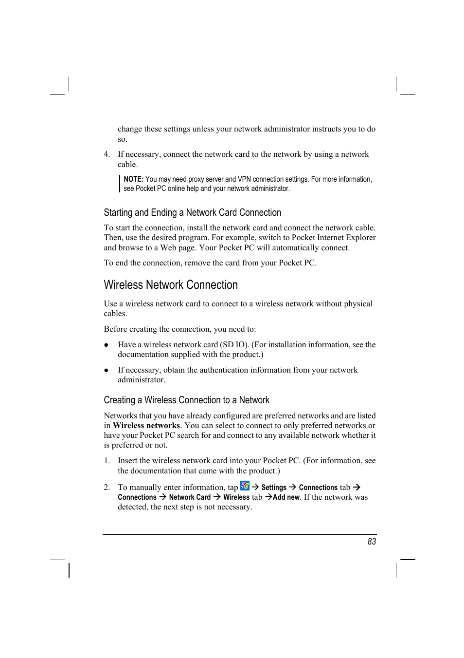 Wireless network connection | Mio 168 User Manual | Page 93 / 119