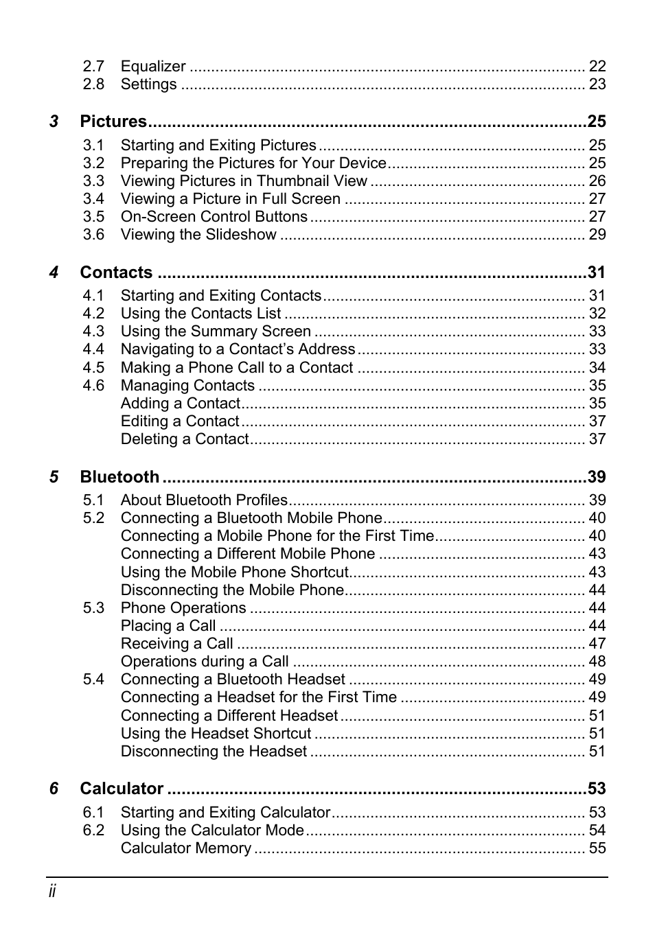 Mio C520 User Manual | Page 4 / 97